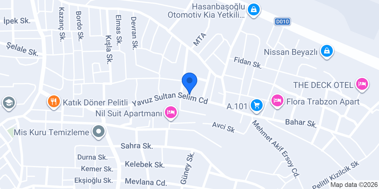 TRABZON DİLGEM ANAOKULU konumu