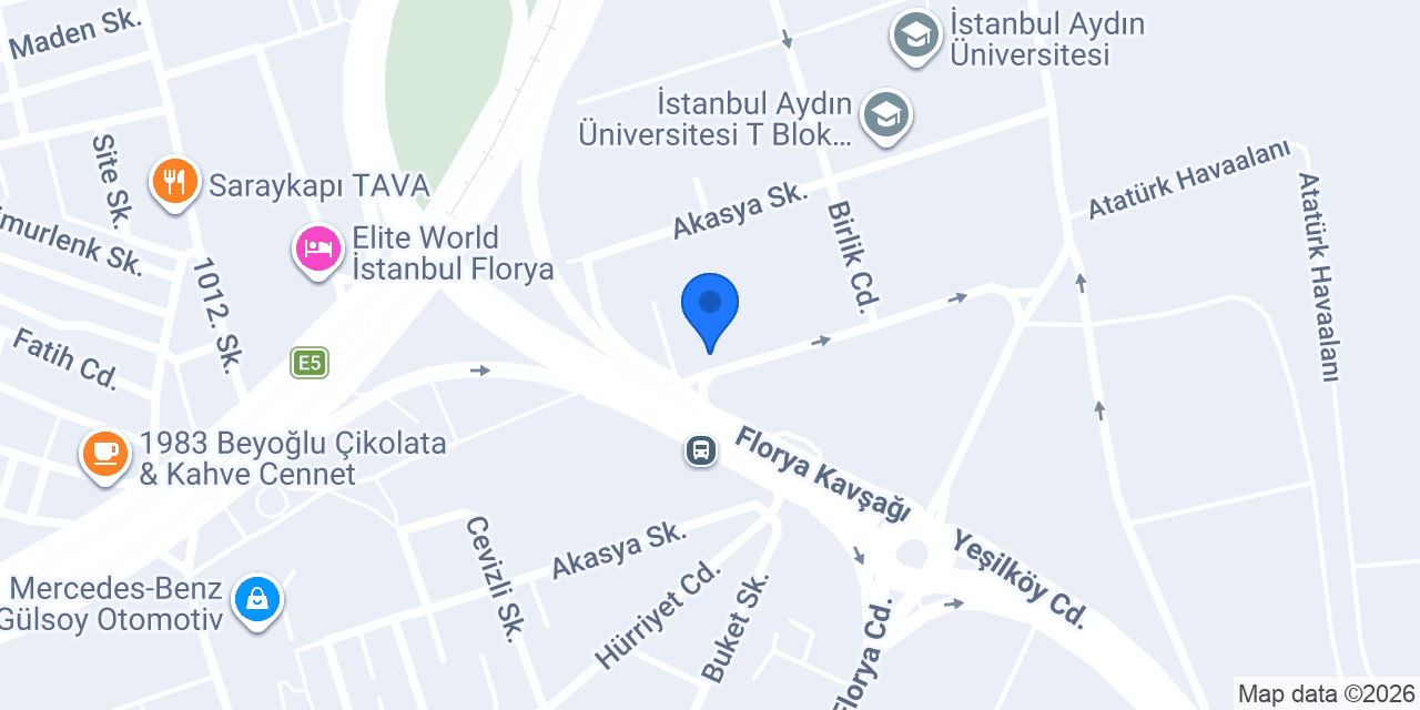 Special Studio Florya konumu