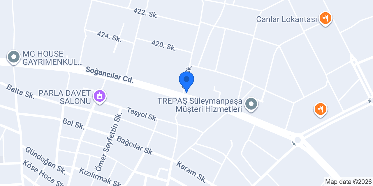 Yavuz Harita Mühendislik konumu