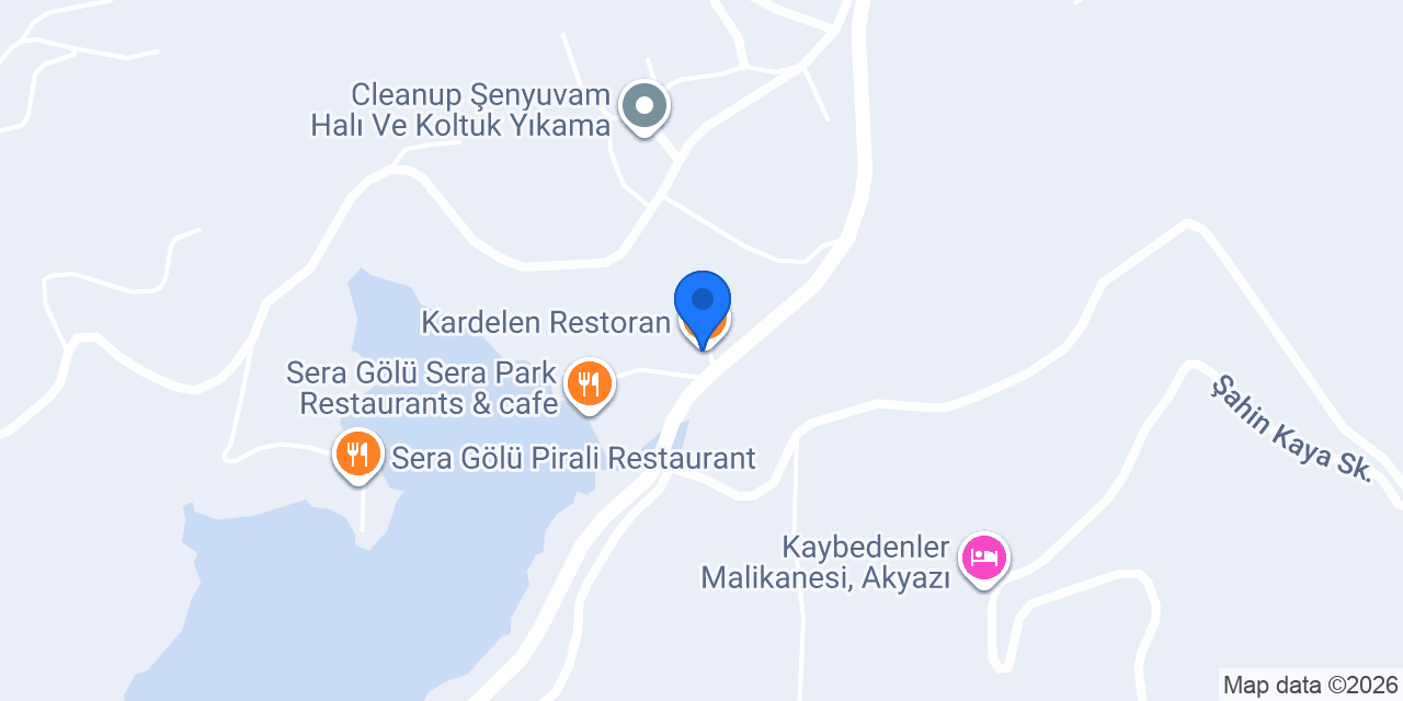 Kardelen Restoran konumu