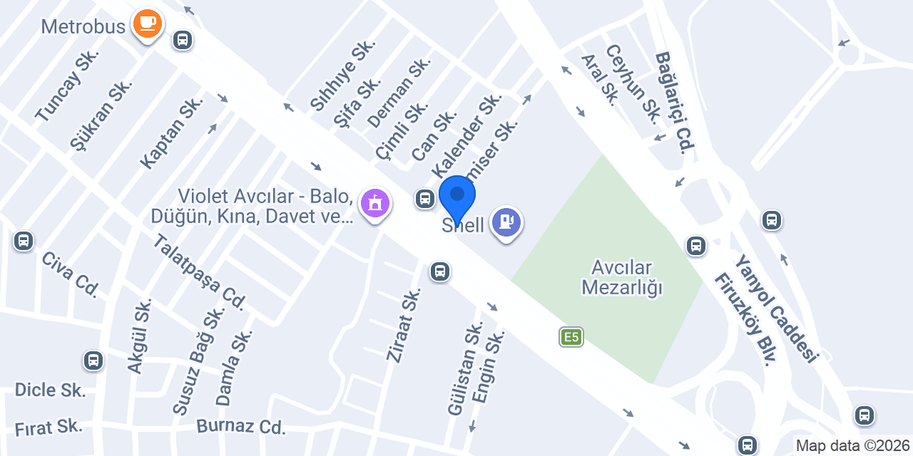 Alfemo Avcılar konumu