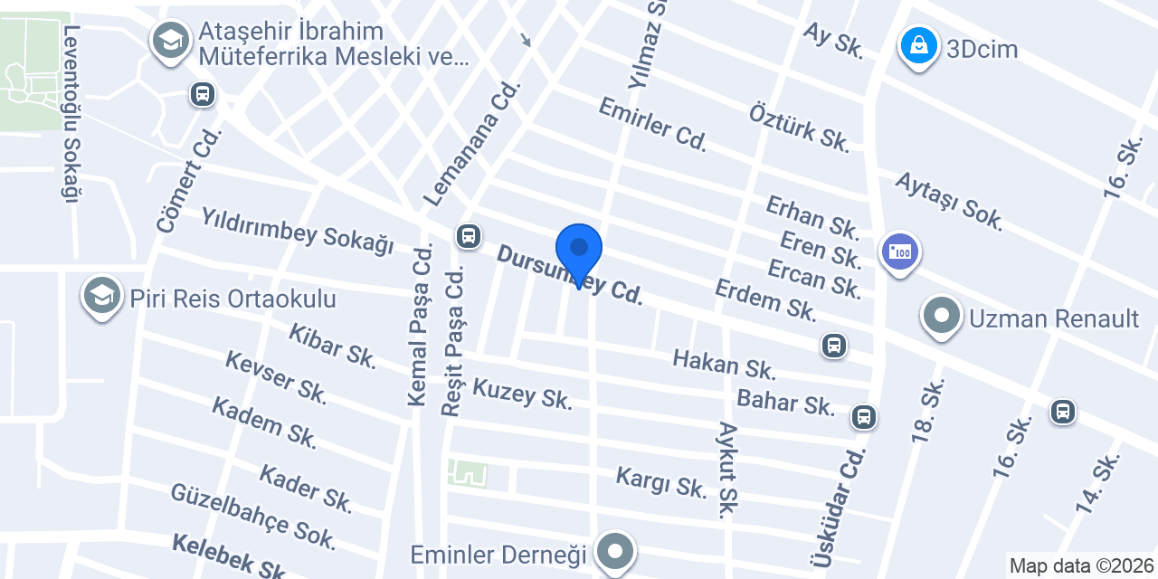 Yeni̇ Çamlica Çi̇çekçi̇li̇k konumu
