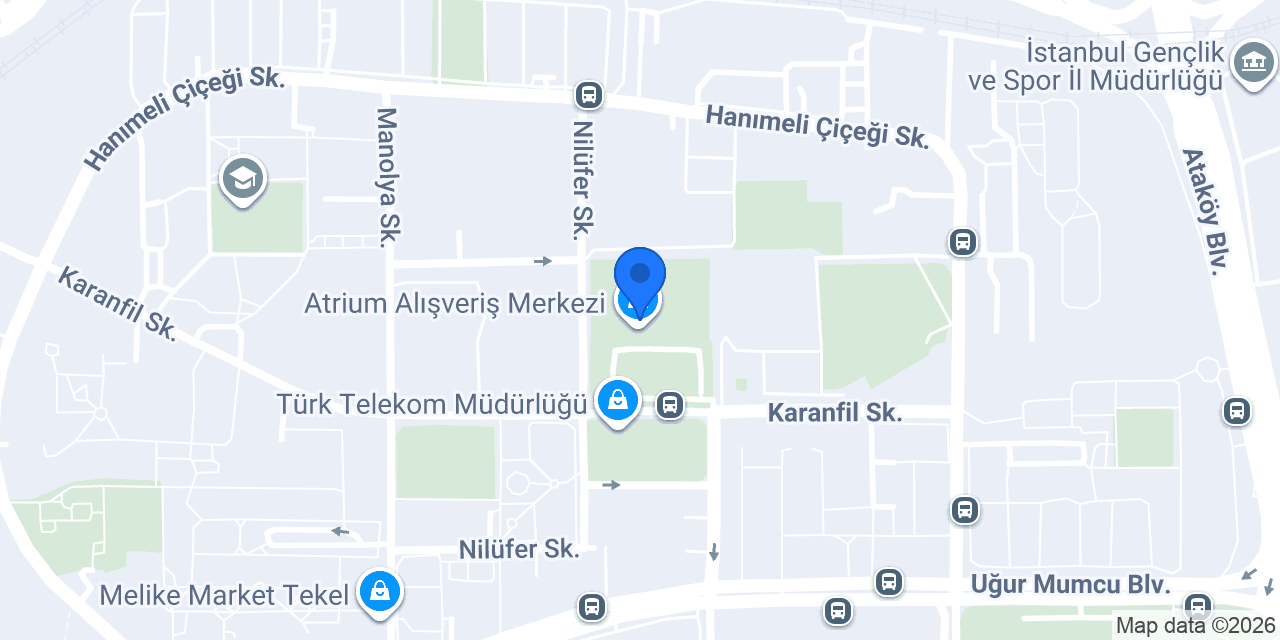 ATAKOY TERAS konumu