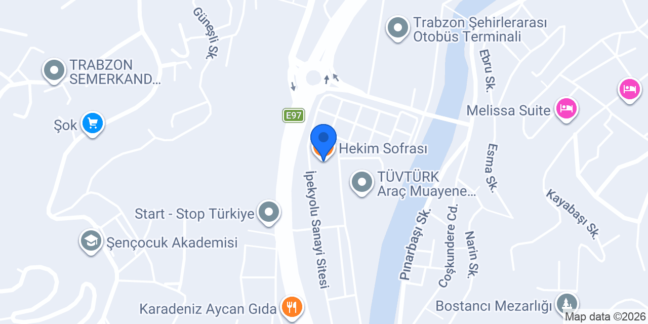 Hekim Sofrası konumu