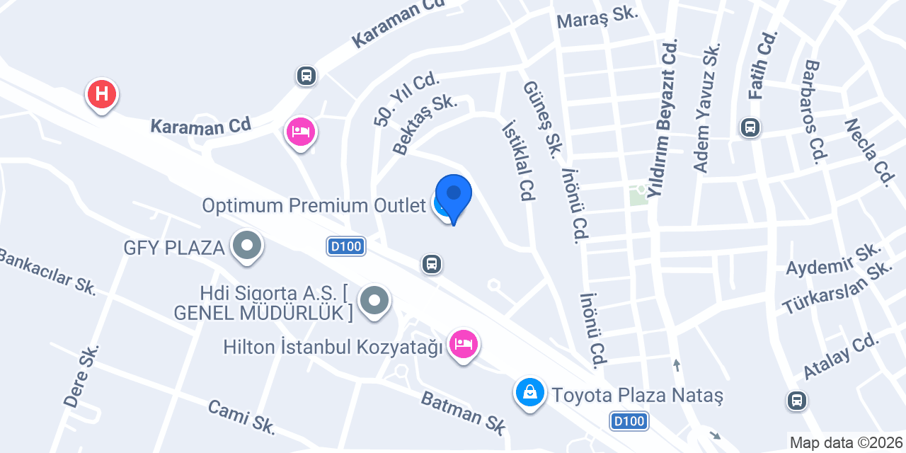 Ecco Ayakkabı konumu