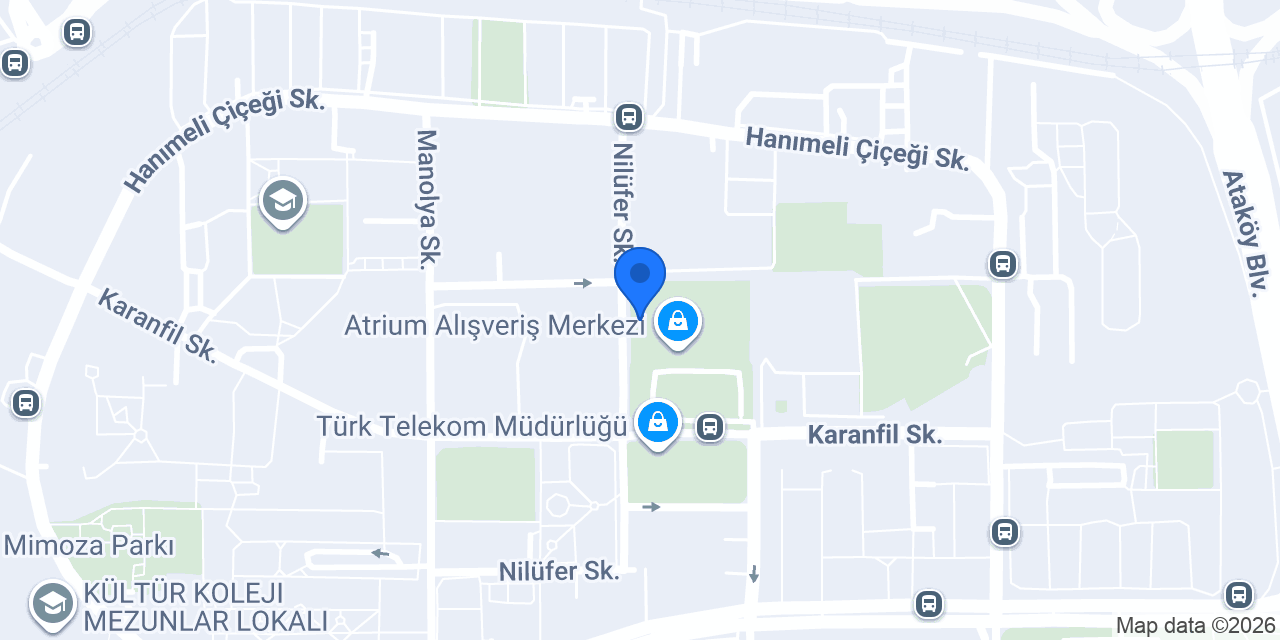 Atrium Eczane konumu