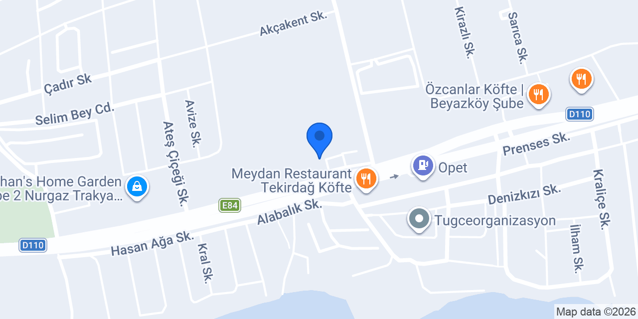 Final Garaj Tekirdağ konumu