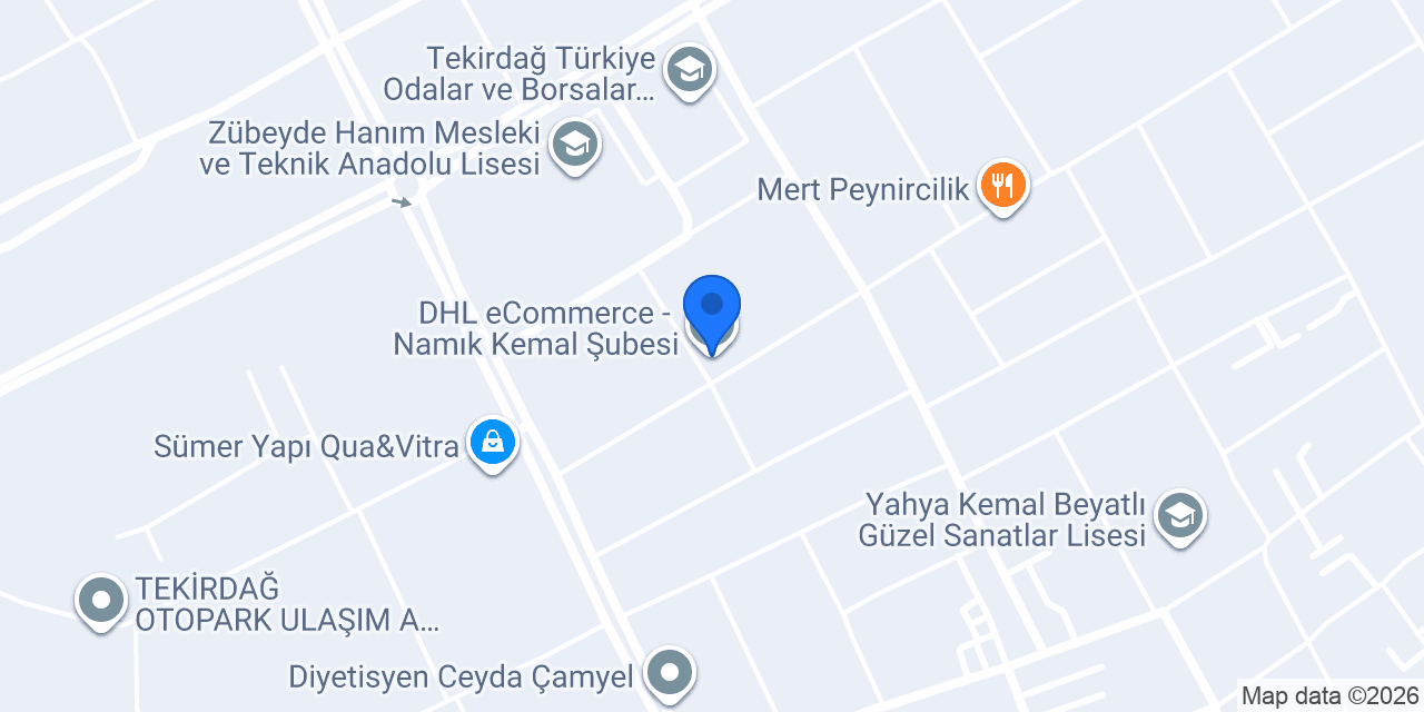 DHL eCommerce - Namık Kemal Şubesi konumu