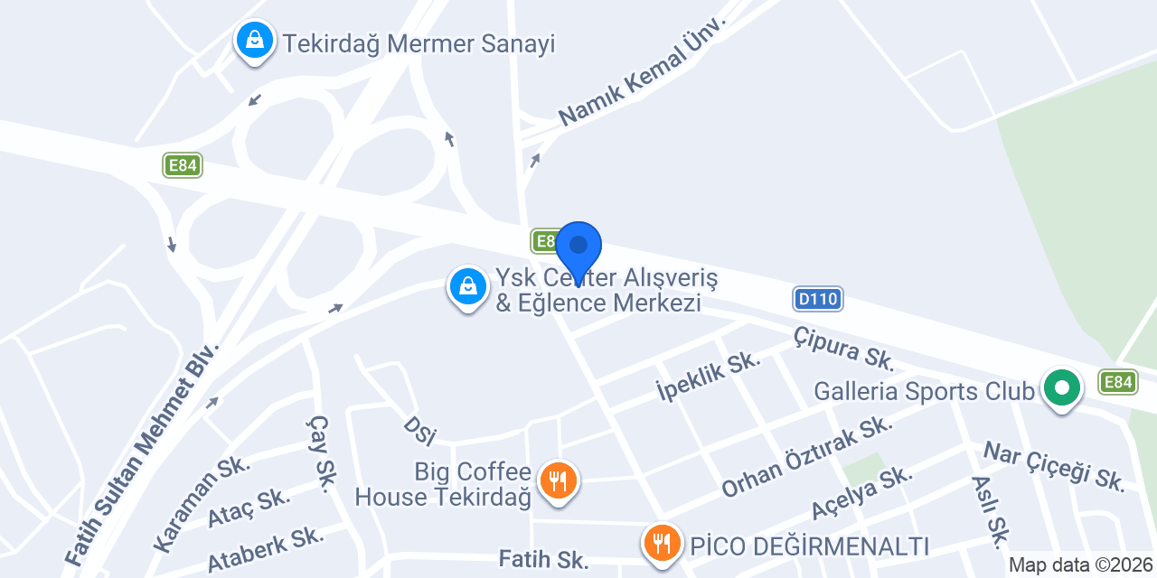 American LIFE Tekirdağ konumu