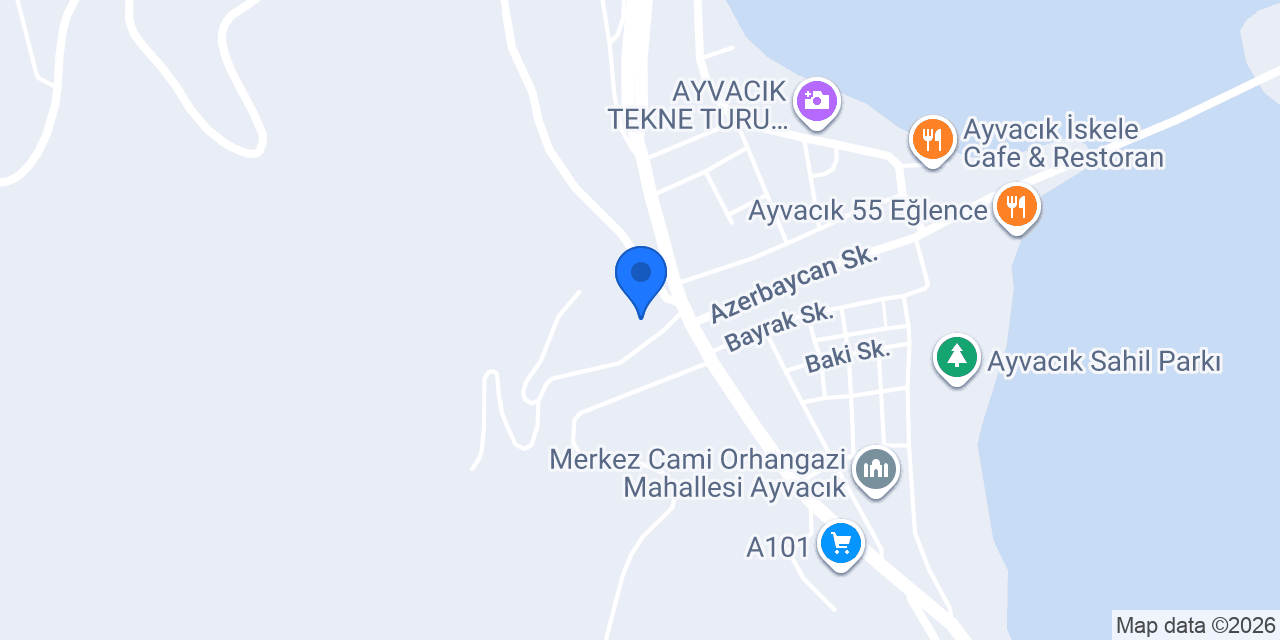 Beyazoğlu Cafe Restoran konumu