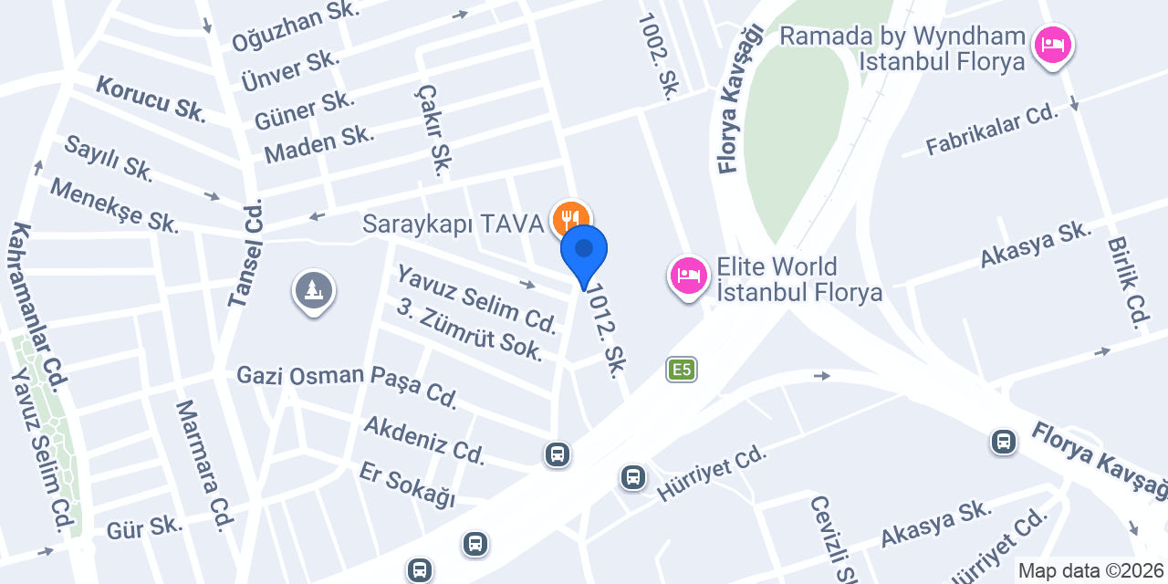 Han Dürüm Evi konumu