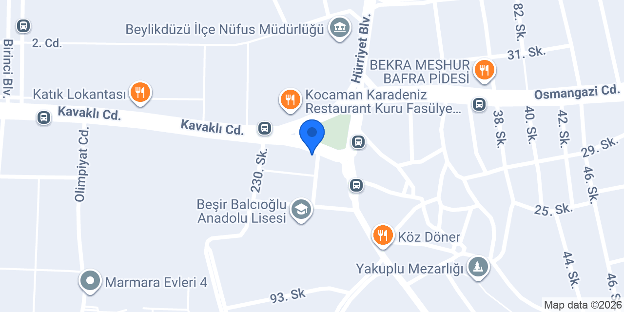Birol Cafe konumu