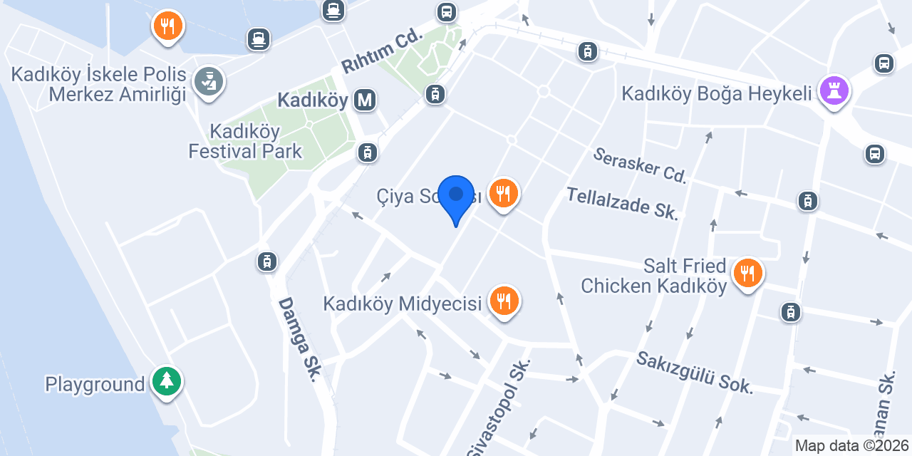 Özgür Kitabevi konumu