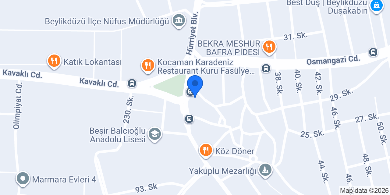 Güneş Parke konumu