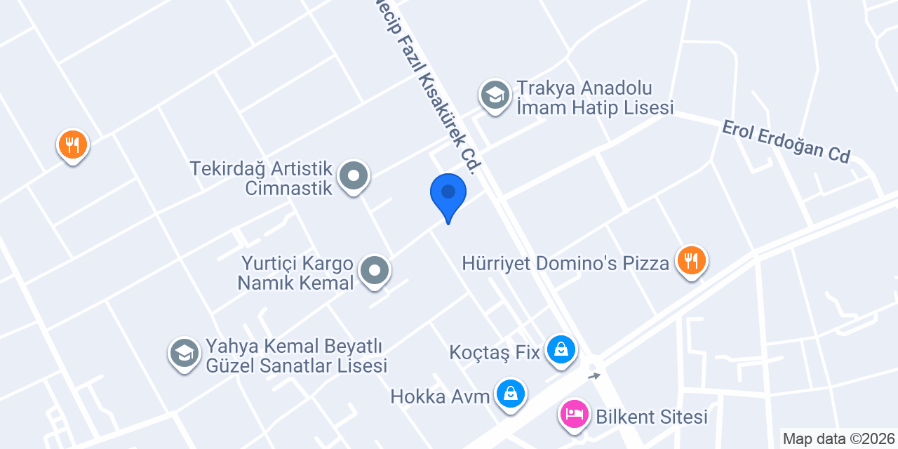 Tekirdağ Cimnastik konumu
