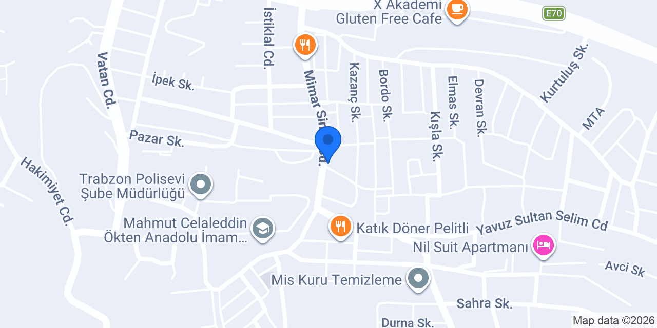 Pelitli rezidans otel konumu
