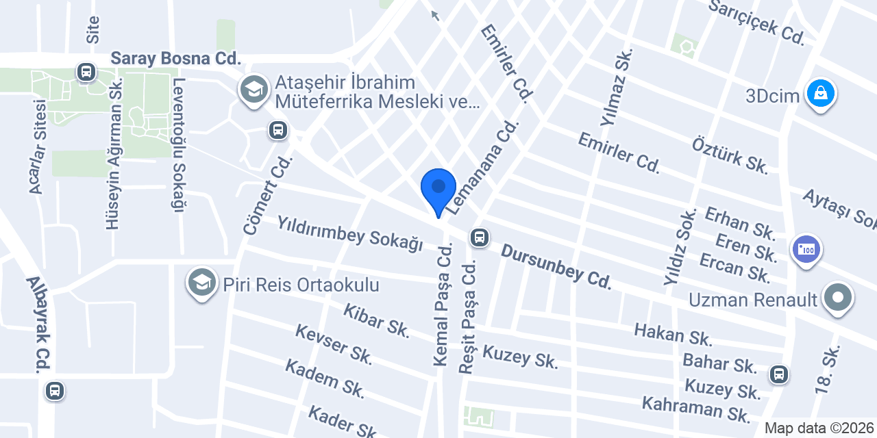 Patso Max Yeni Çamlıca konumu