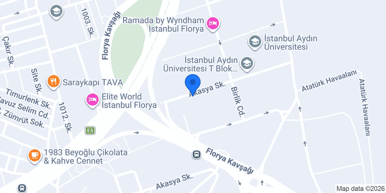Vizyon Service Florya konumu