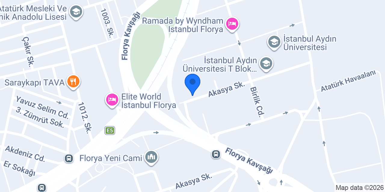 ERA Koleji Florya Kampüsü konumu