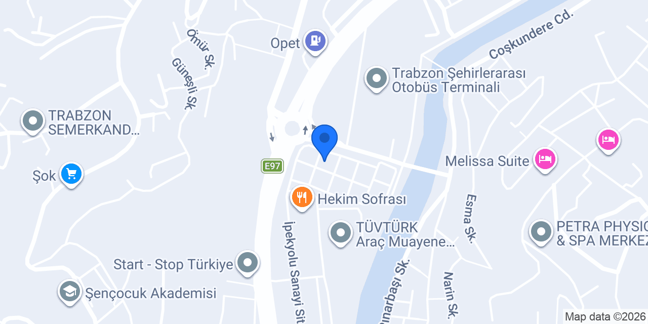 Kerimoğlu Otomotiv konumu
