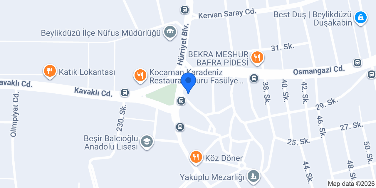 EFOR İNŞAAT MİMARLIK & MÜHENDİSLİK konumu