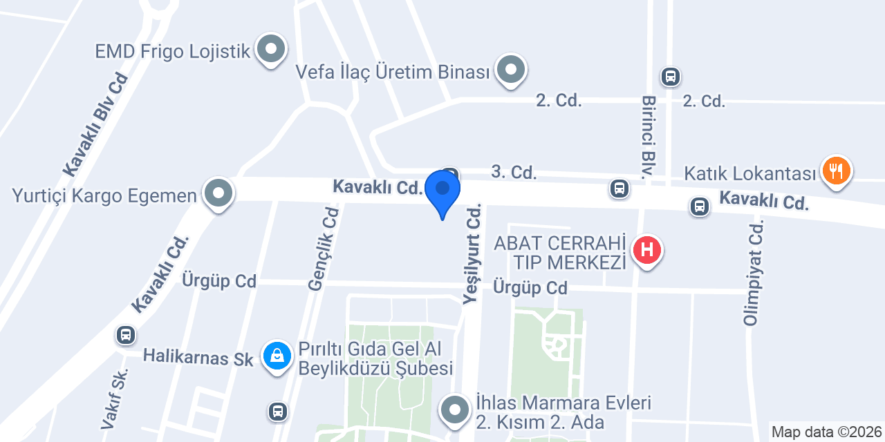 Kebap lahmacun burger konumu