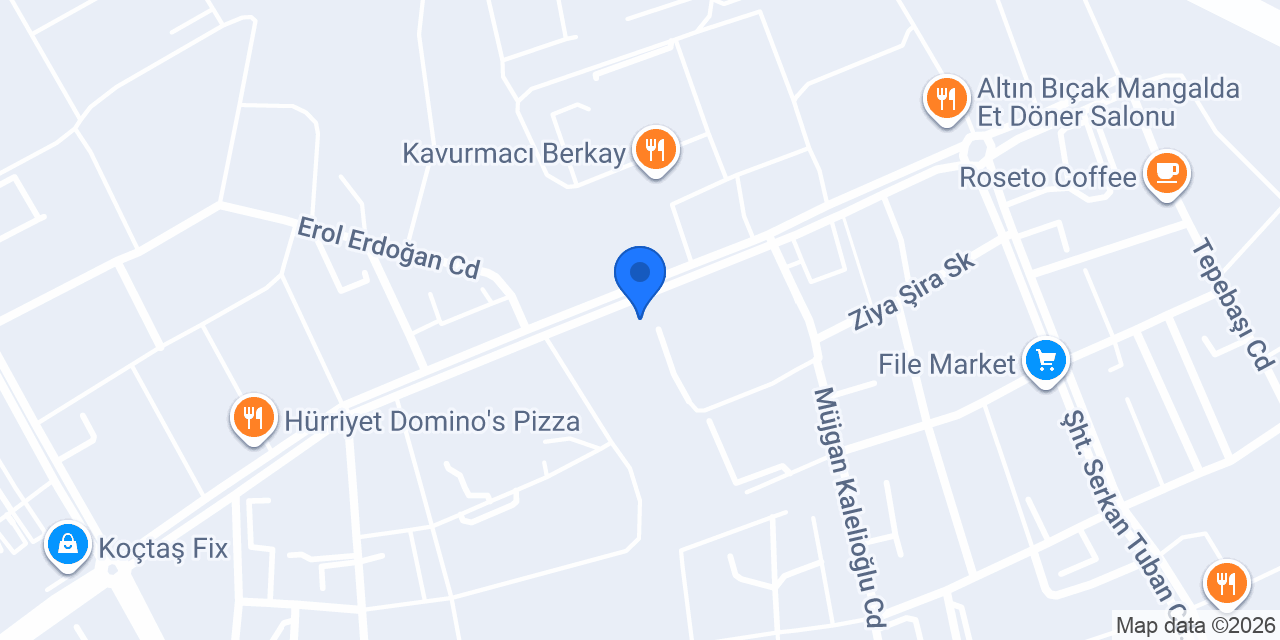 Hürriyet Mavi Beyaz Balık Restaurant konumu