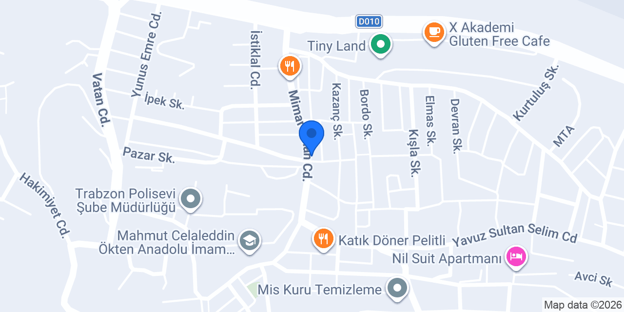 Kuaför MK Pelitli konumu