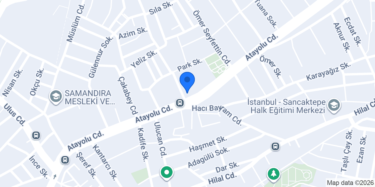 Samandıra Otel konumu