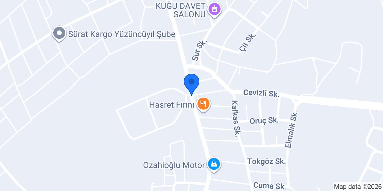 Marmara sineklik 2. Şube konumu