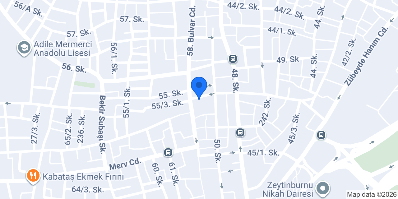 Sevinç pastanesi konumu
