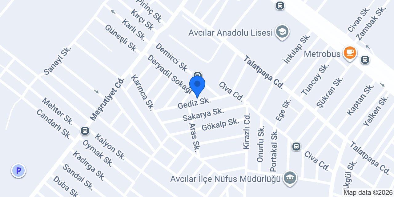 Özbek Ticaret konumu
