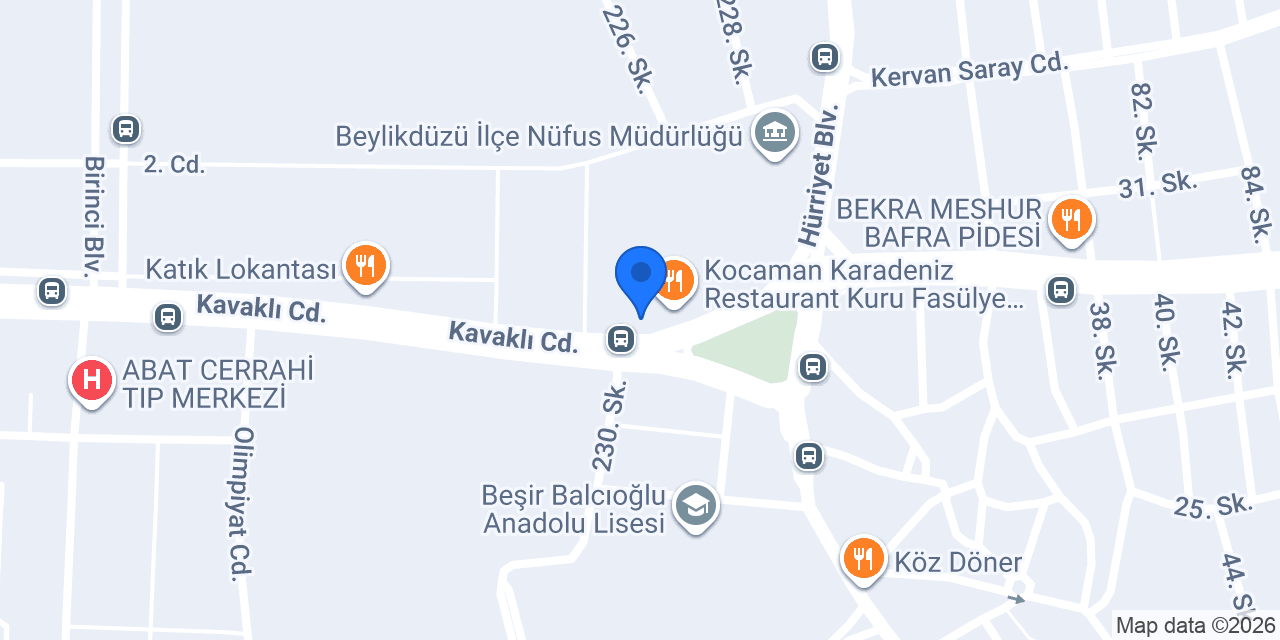 Sütliyaç konumu