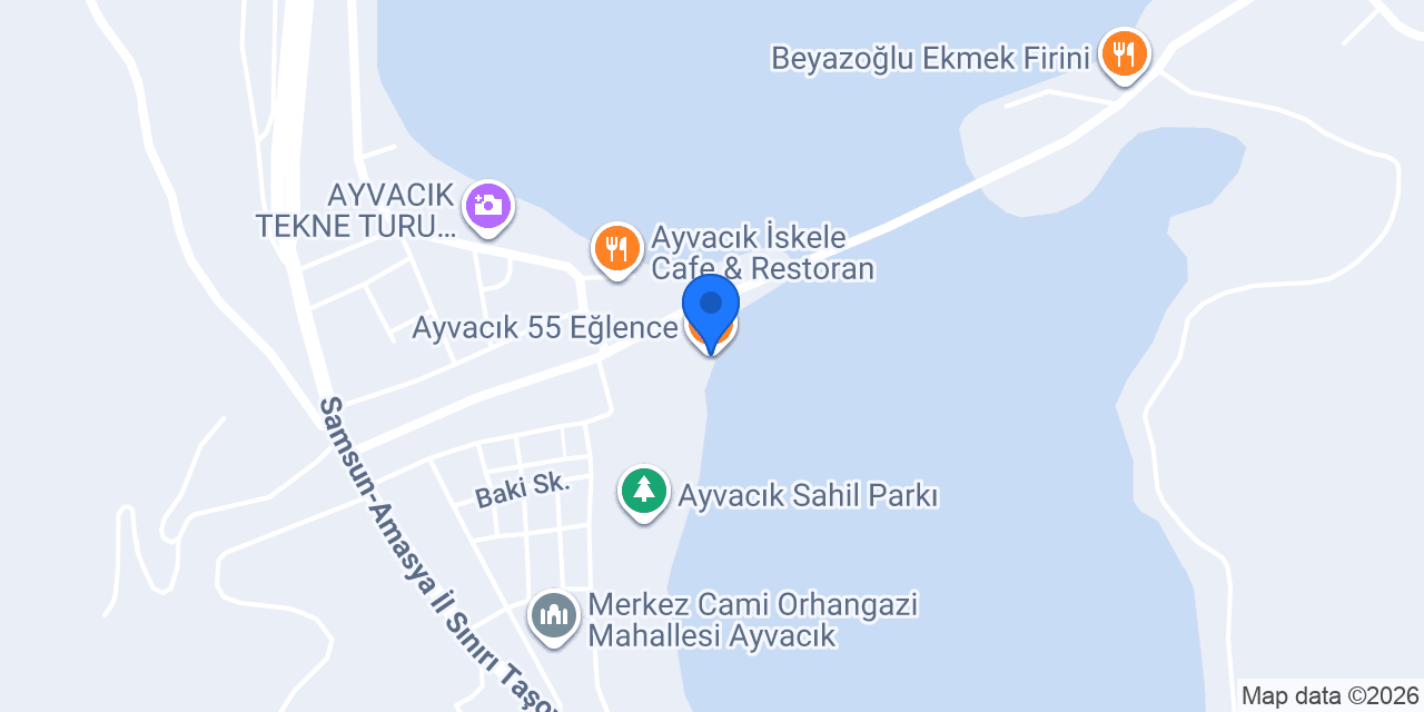 Ayvacık 55 Eğlence konumu