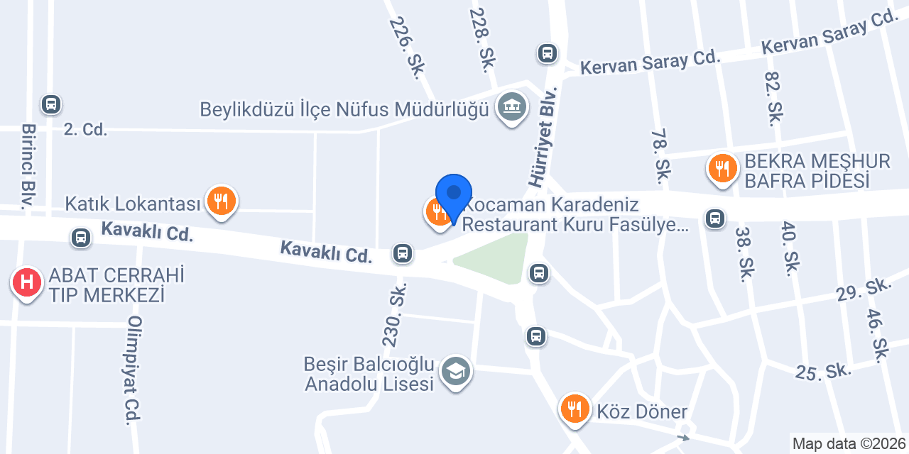 Aziz Usta Baklava & Kadayıf konumu