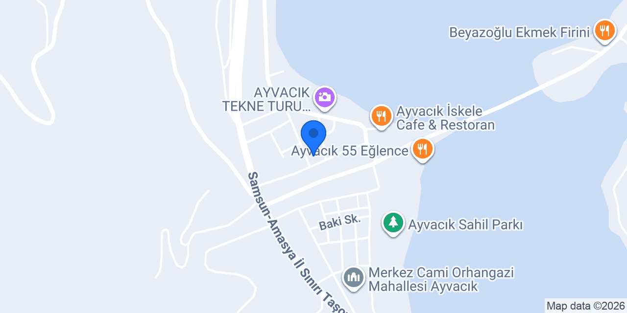 Ayvacık Aile Sağlığı Merkezi konumu
