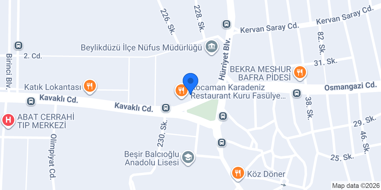 Veziroğlu Eczanesi konumu