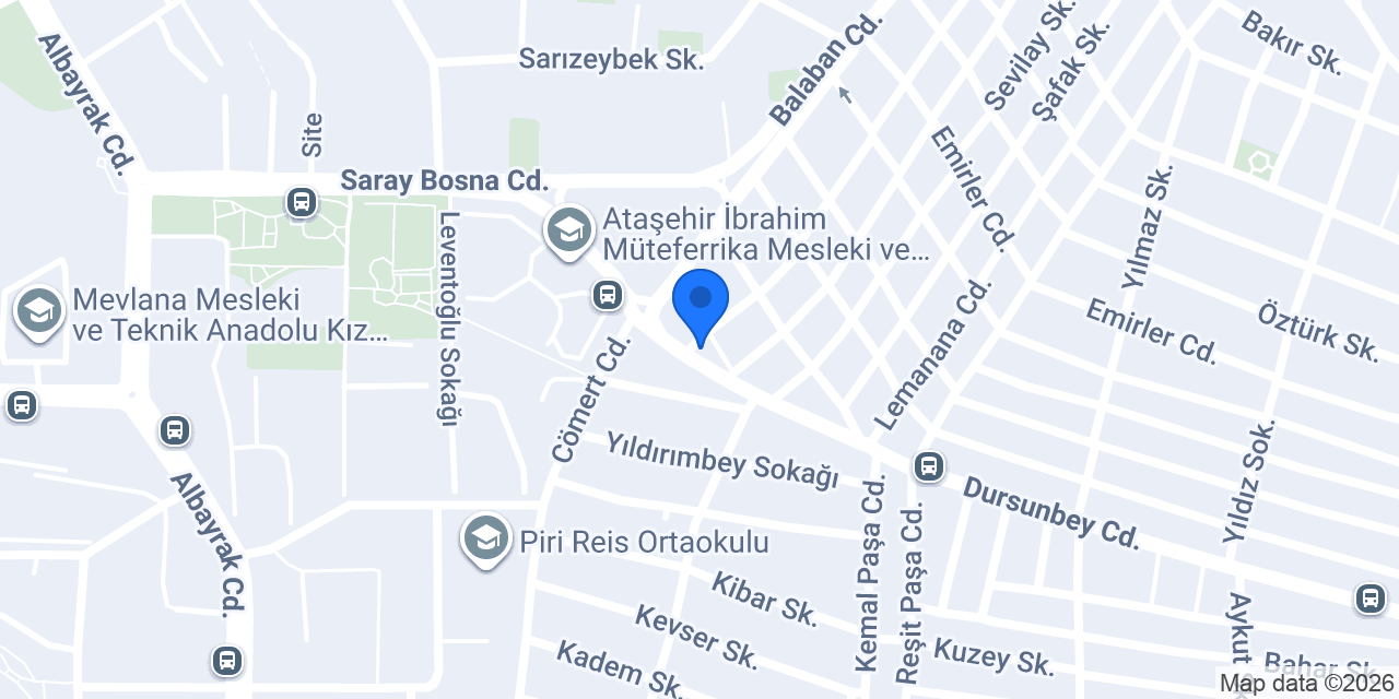 Mavi Bade Anaokulu konumu