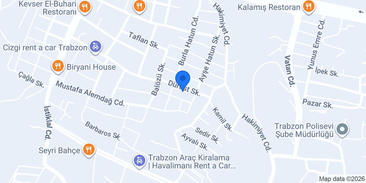 Gülten Hanım Cafe & Pastane konumu