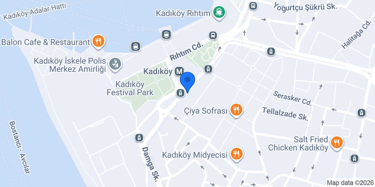 Yapı Kredi - Kadıköy Şubesi konumu