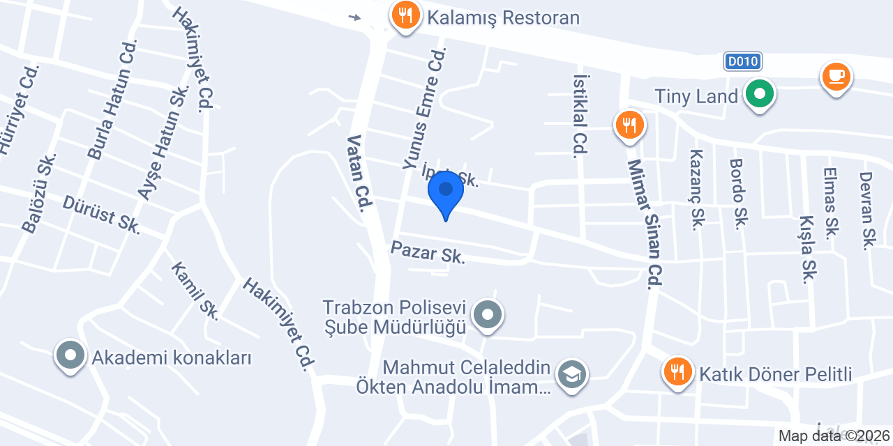 Emira Tasarım konumu