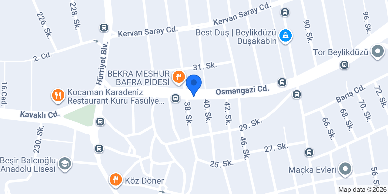 Güven Akülü Araba konumu