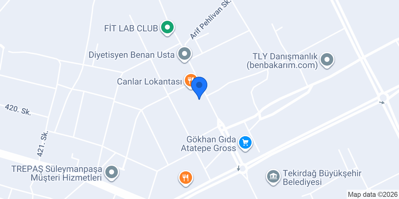 TEKİRDAĞ AVUKAT BUKET VARDAR konumu