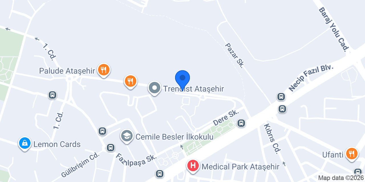 Nótt Ataşehir konumu