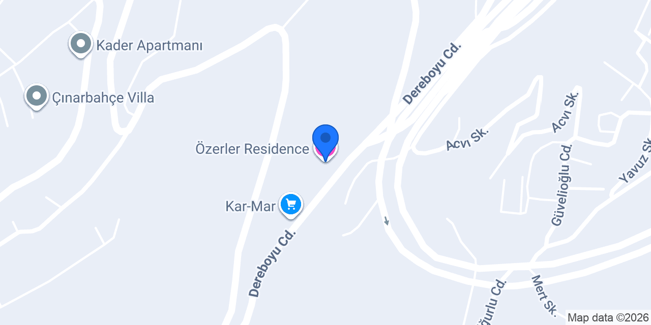 Özerler Residence konumu