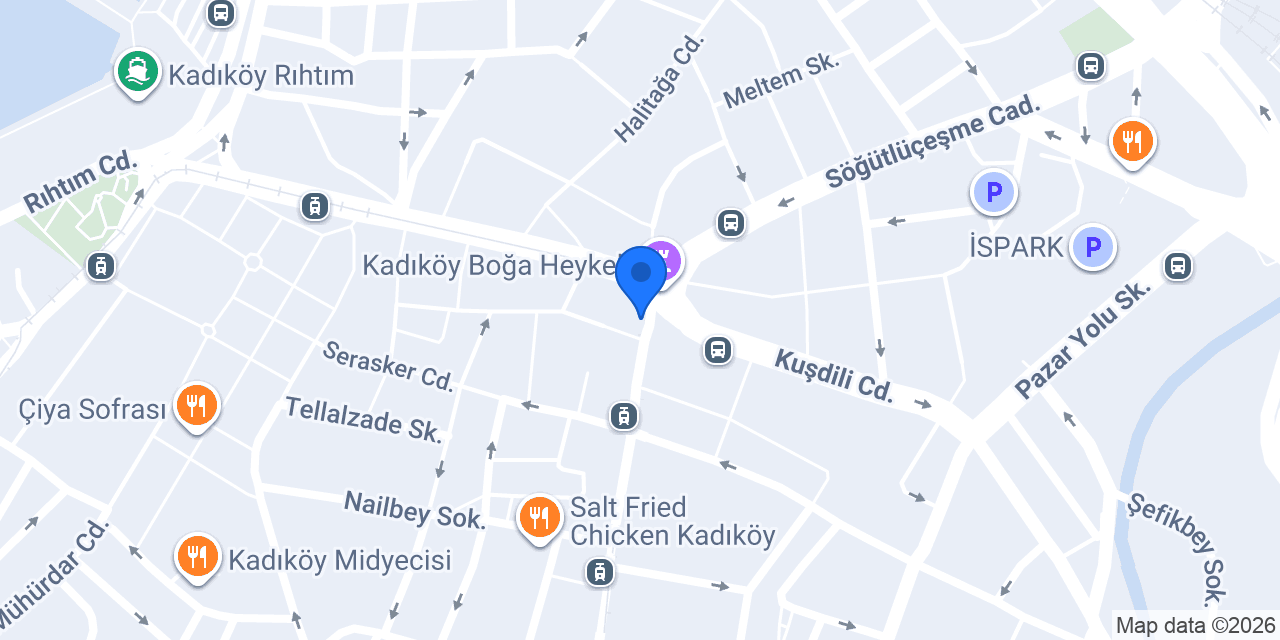 Kadıköy Terzi Zeynel Usta konumu