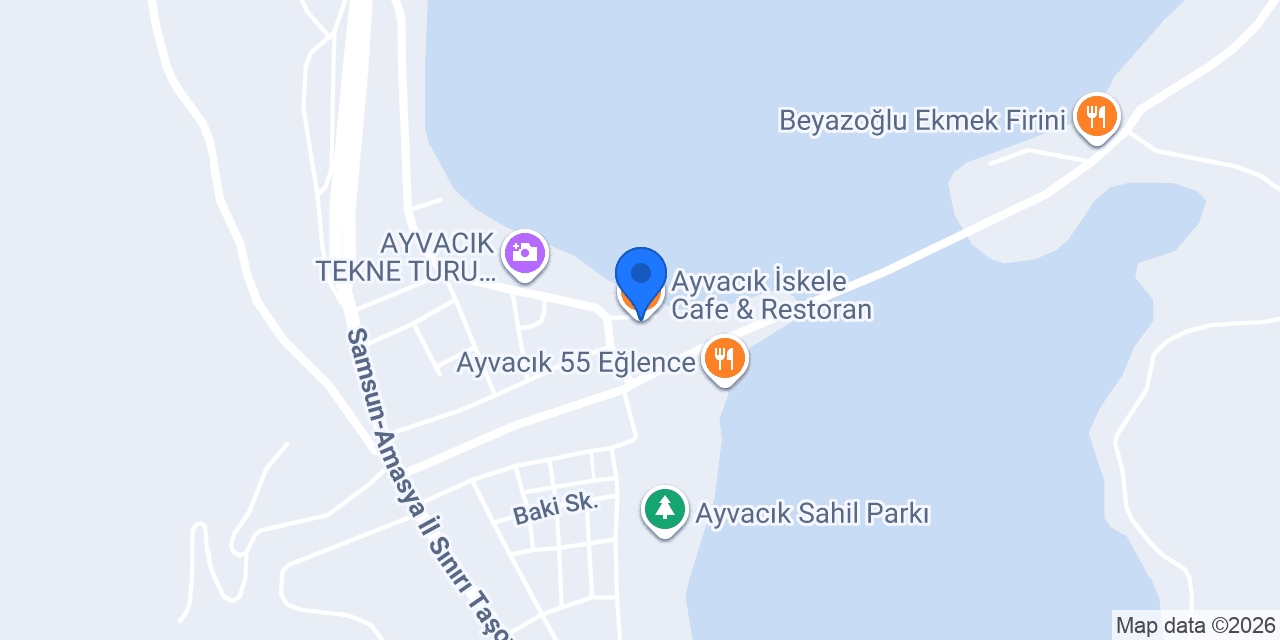 Ayvacık İskele Cafe & Restoran konumu