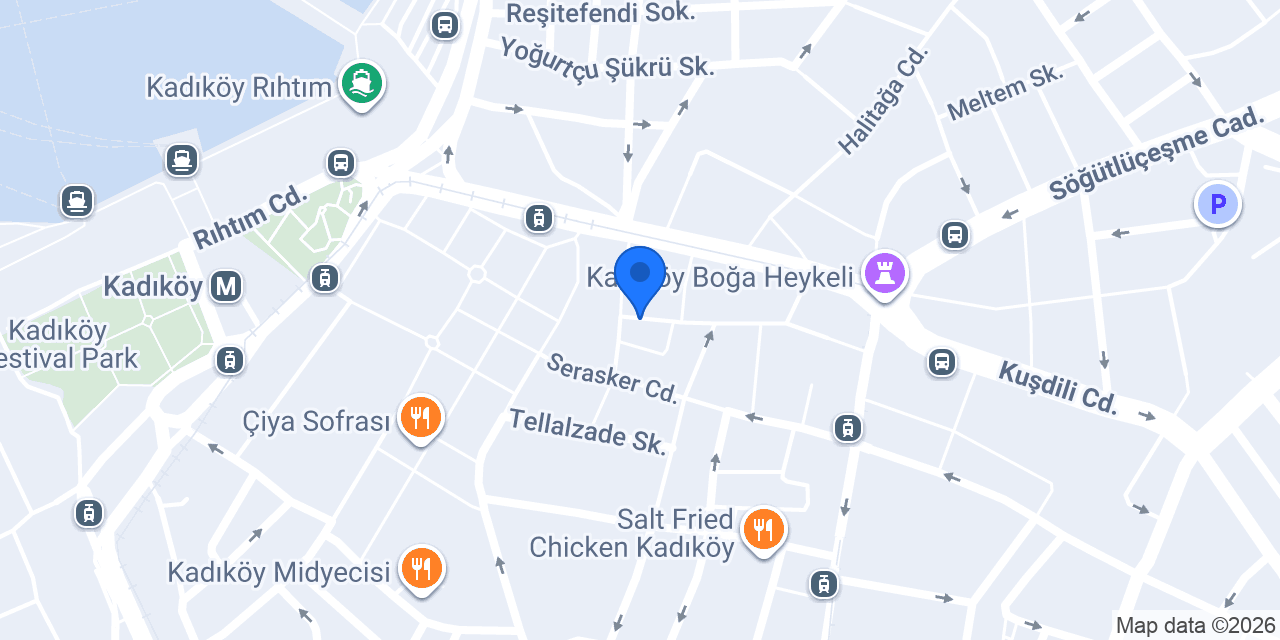 Gergedan Kadıköy konumu