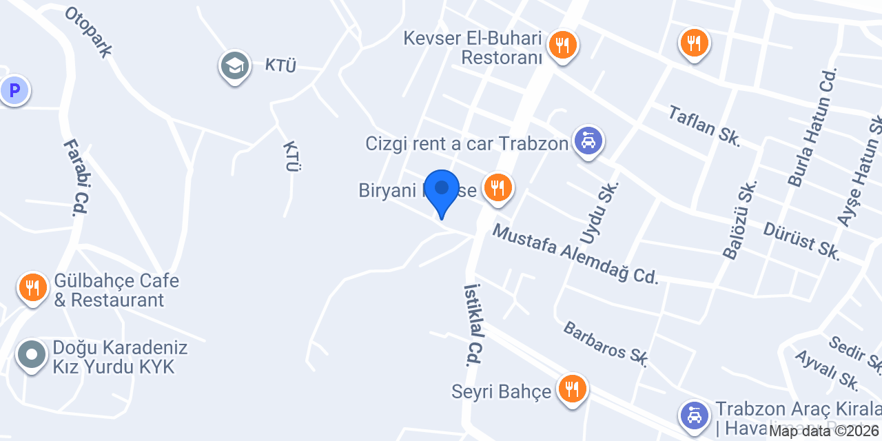Alya Hotel konumu