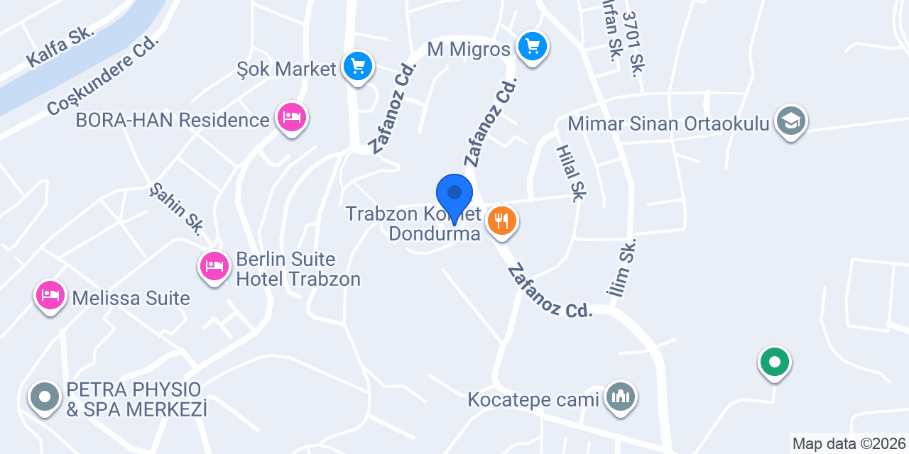 هتل آپارتمان ورزانا بای سرور konumu